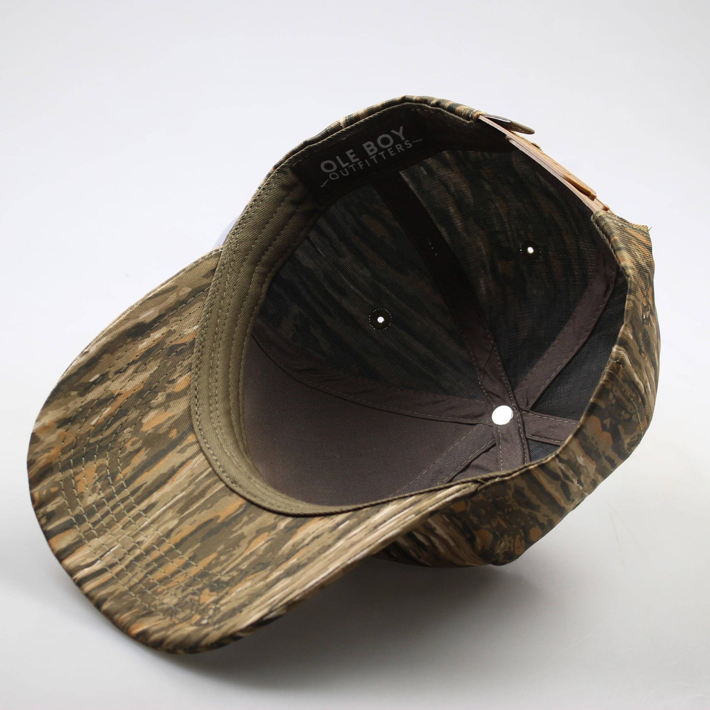 OLE BOY Upside Down Deer Antler Camo Hat (Brown)