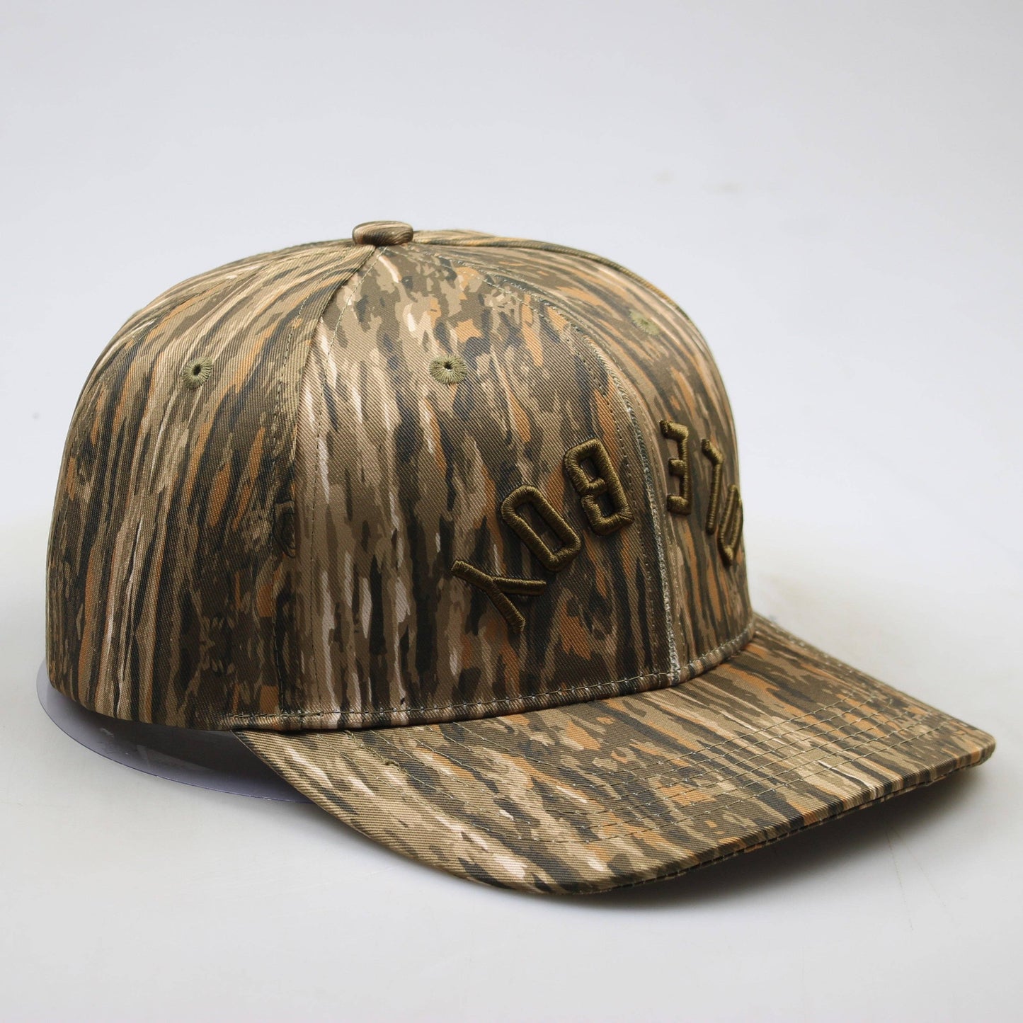OLE BOY Upside Down Deer Antler Camo Hat (Brown)