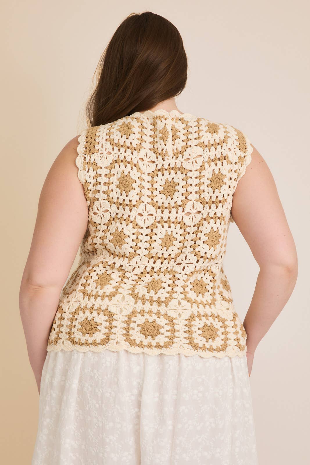 PLUS CROCHET TANK