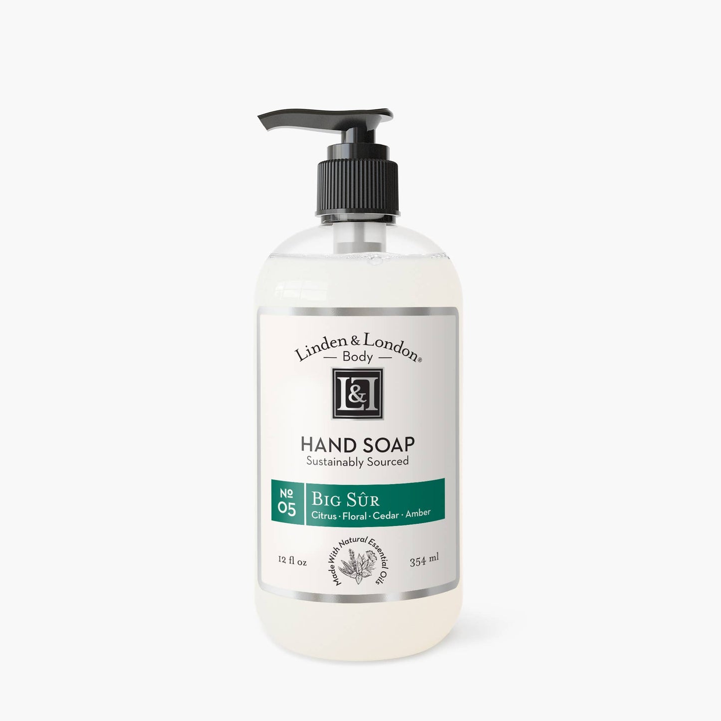 Sustainably Sourced Botanical Hand Soap – 12 oz No. 05 Big Sur
