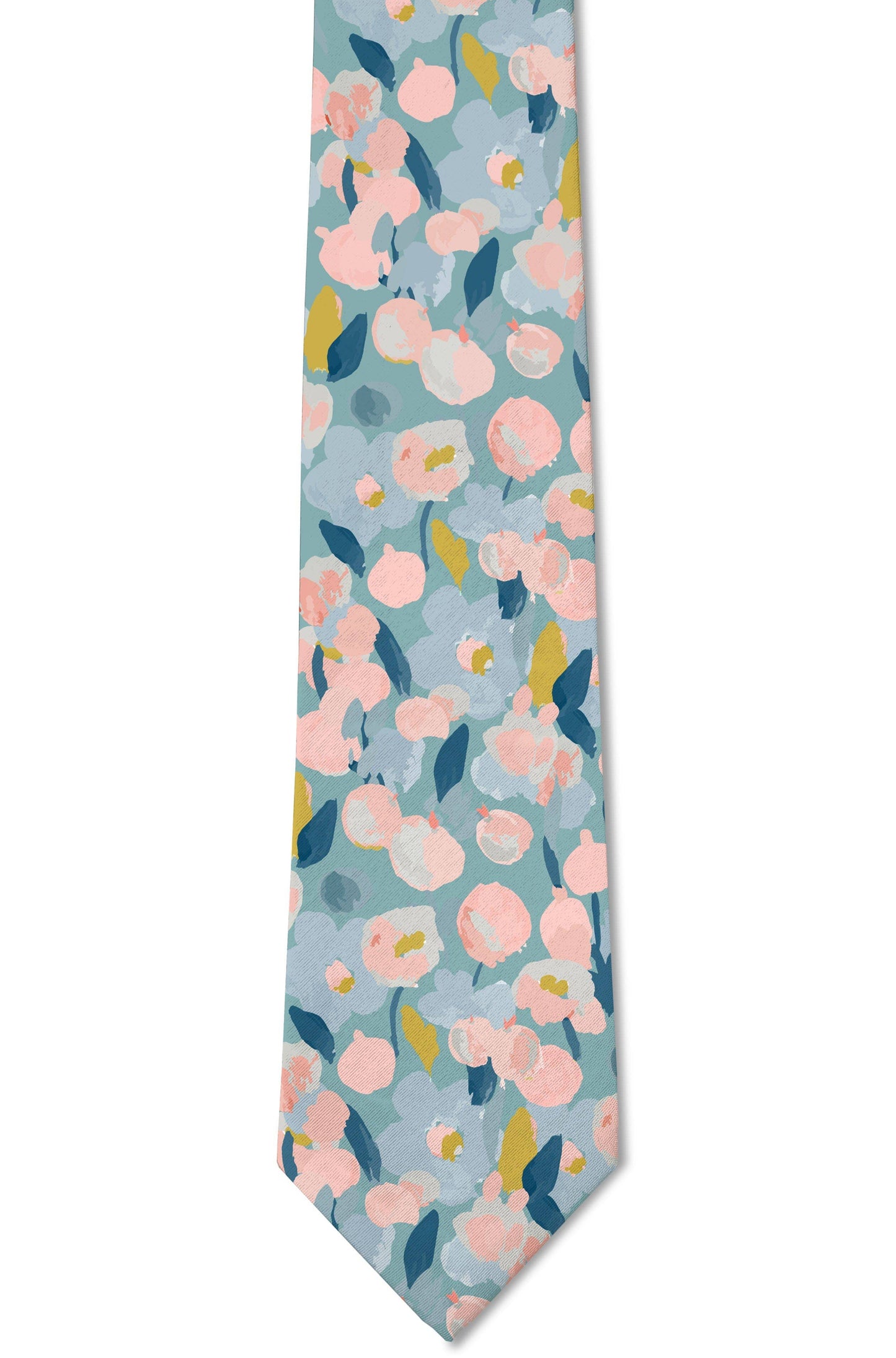 Impression - Baby Blue Floral Tie