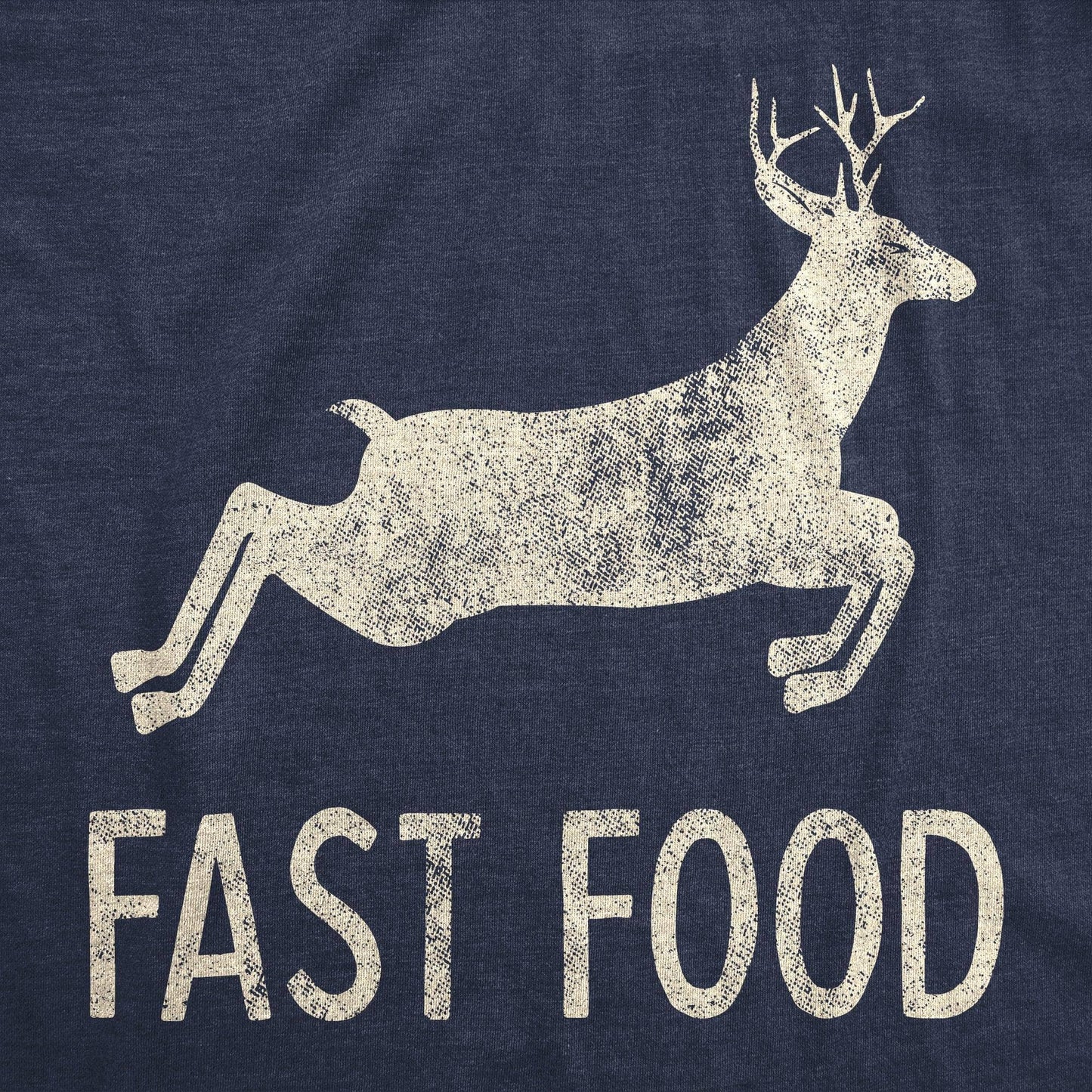 Fast Food Deer Mens Funny Hunting T shirt