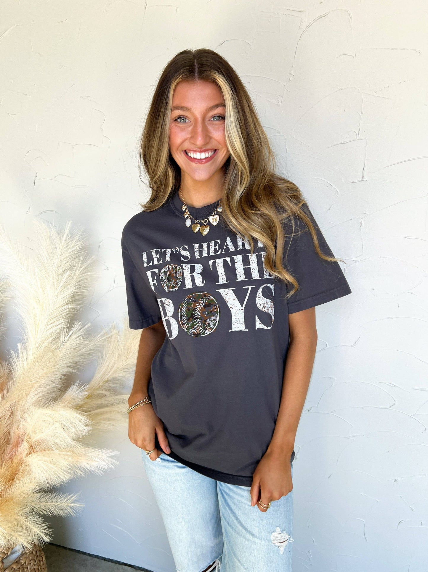 "Let's Hear It for the Boys" Baseball Graphic Tee