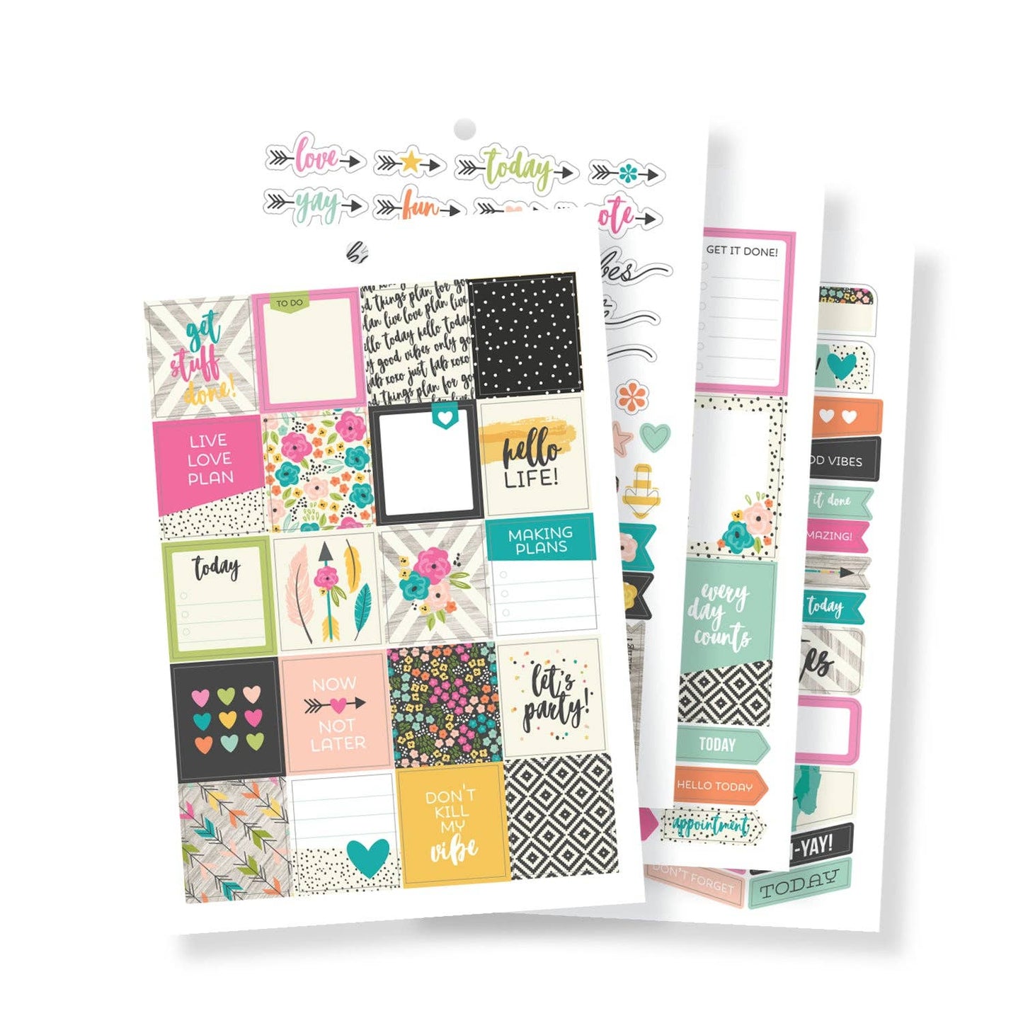 Good Vibes Sticker Tablet – 533 Fun & Motivational Stickers