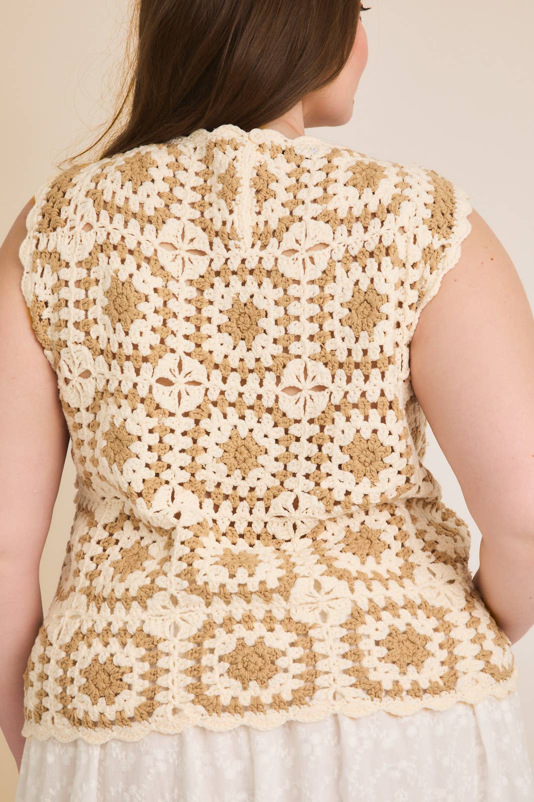 PLUS CROCHET TANK