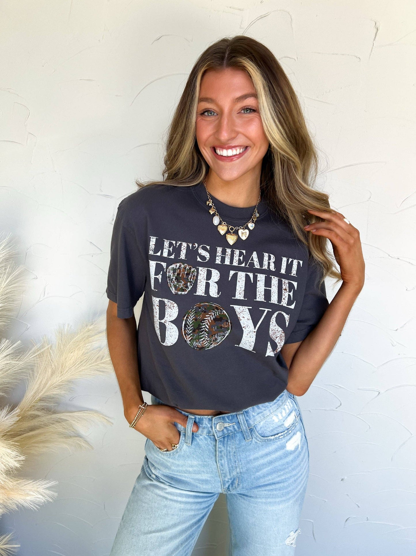 "Let's Hear It for the Boys" Baseball Graphic Tee