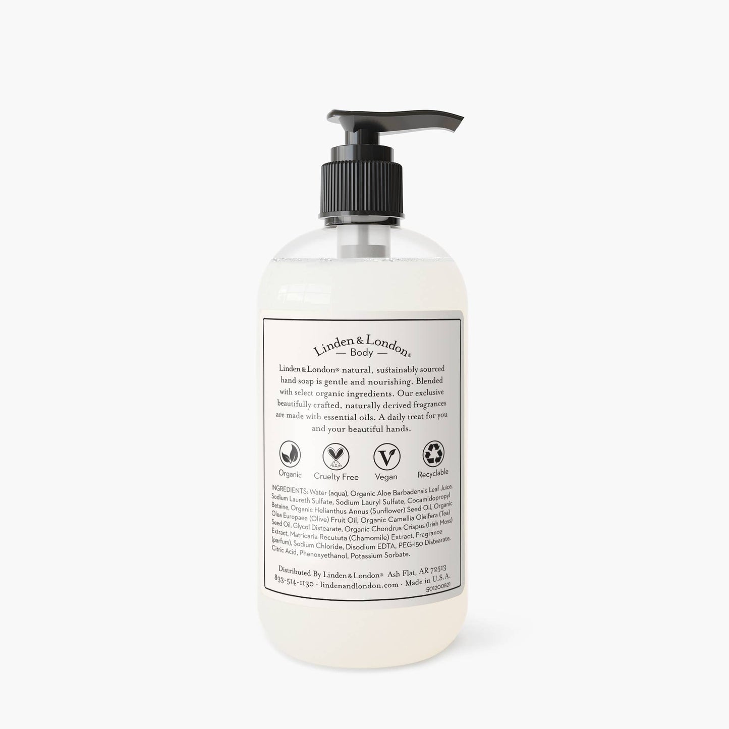 Organic Hand Soap – Patchouli & Sweet Orange (12oz) - No. 52 Charleston