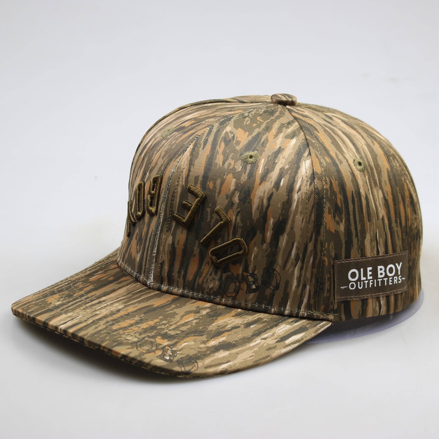 OLE BOY Upside Down Deer Antler Camo Hat (Brown)