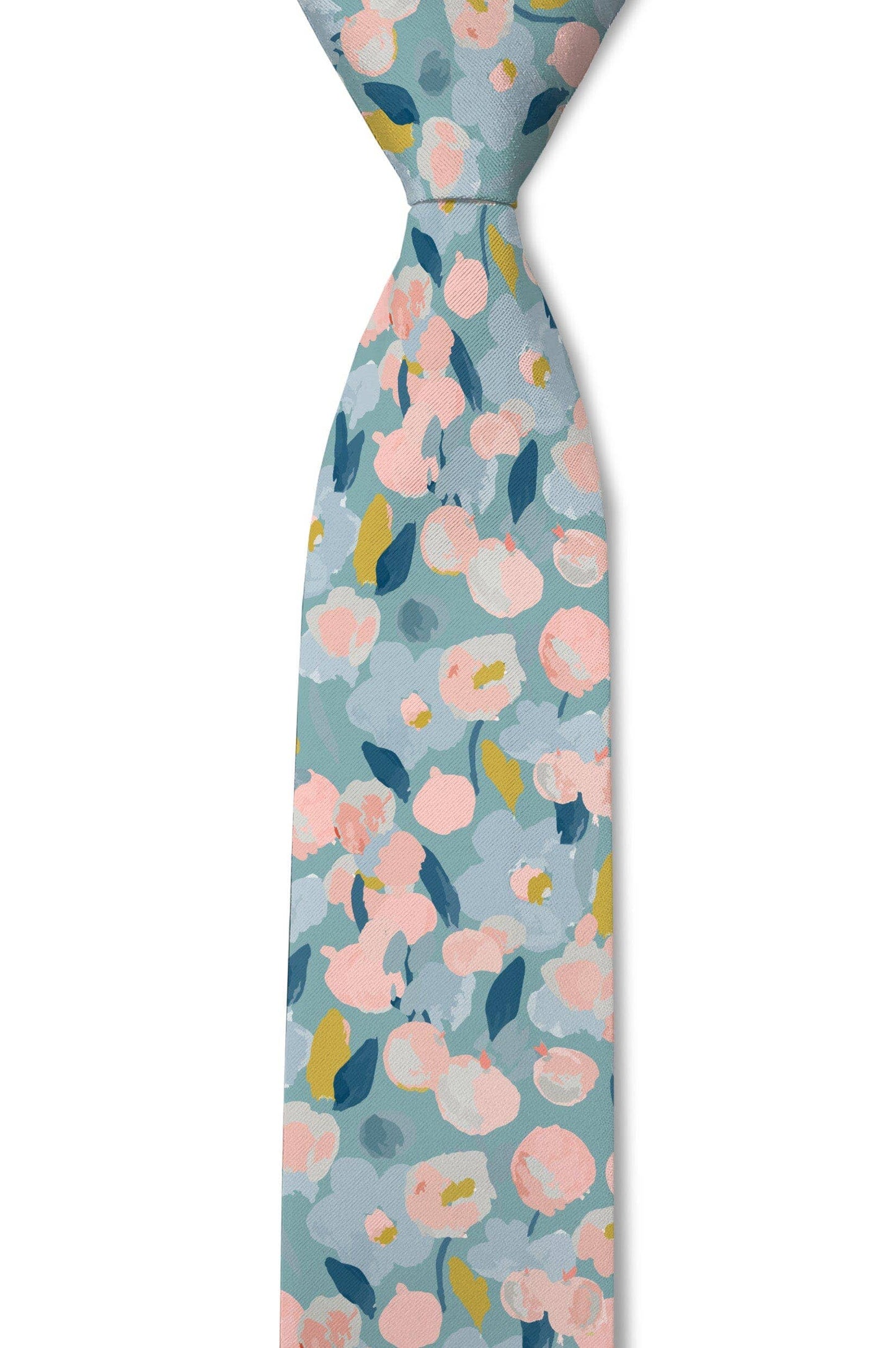 Impression - Baby Blue Floral Tie