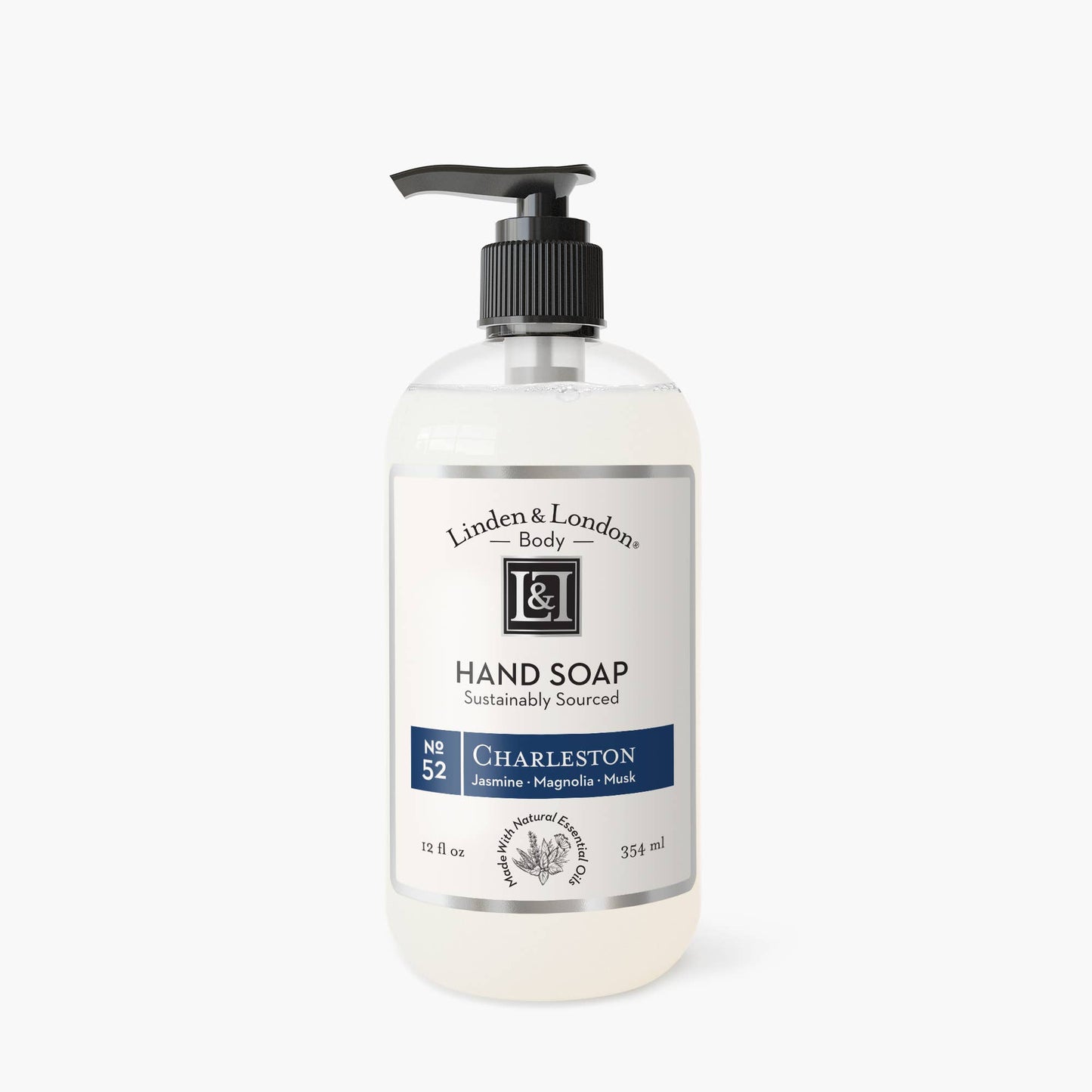 Organic Hand Soap – Patchouli & Sweet Orange (12oz) - No. 52 Charleston