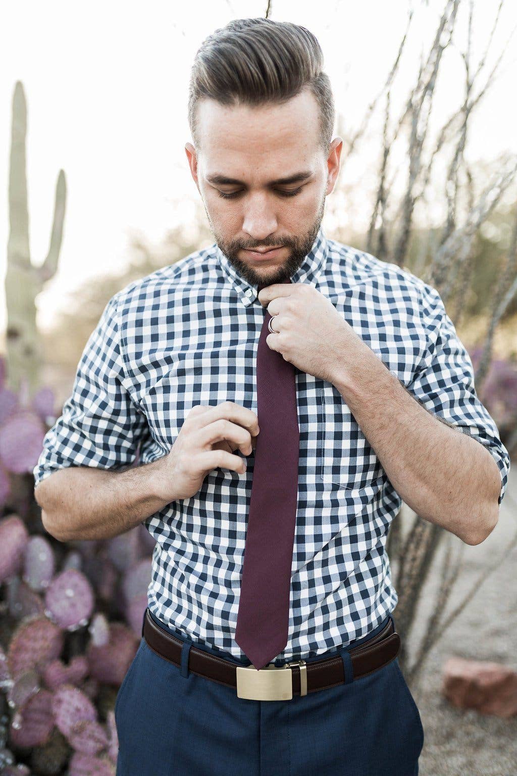 Espresso Leather Ratchet Belt Strap – Adjustable & Trim-to-Fit, Buckle Sold Separately