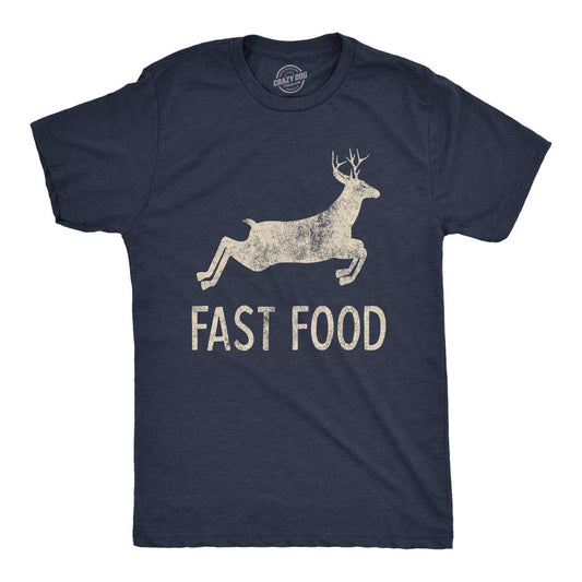 Fast Food Deer Mens Funny Hunting T shirt
