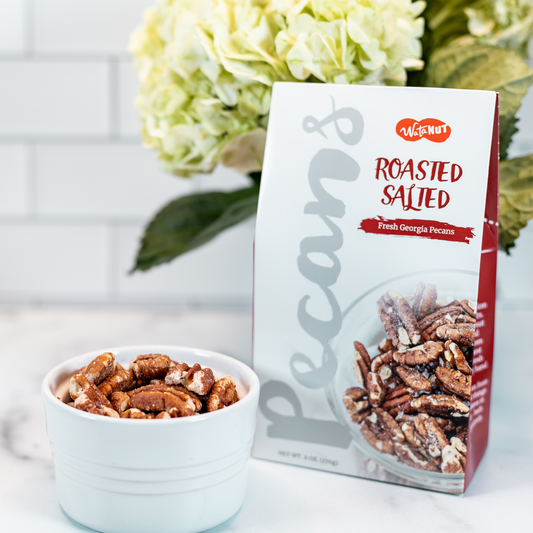 Roasted Salted Georgia Pecans – Fresh, Crunchy Southern Snack (6 oz)