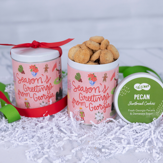Georgia Praline Pecan Gift Tin – 10 oz State Pride Treats