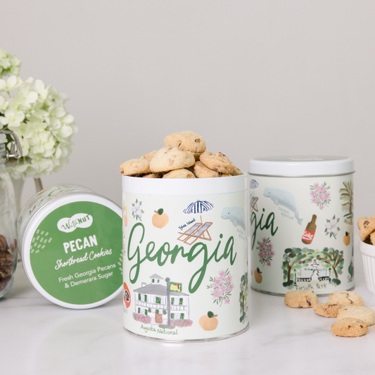 Georgia State Gift Tin – Key Lime Shortbread Cookies, 10 oz
