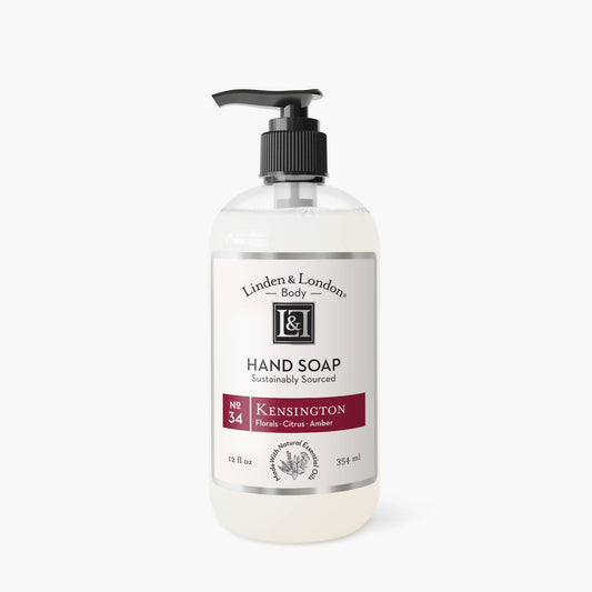 Organic Hand Soap – Lime, Patchouli & Vetyver – 12 oz- No. 34 Kensington
