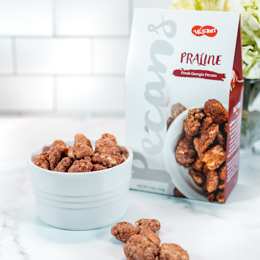 Sweet Southern Praline Pecans – 6 oz Grab & Go Box