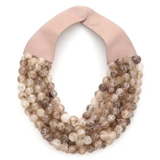 *BEST* NEW BELLA CHUNKY BEADED LAYERED MAGNETIC NECKLACE